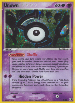 Unown Unseen Forces card
