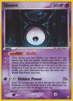 Unown Unseen Forces card