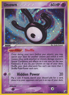 Unown Unseen Forces card