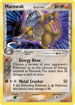 Marowak δ Delta Species card