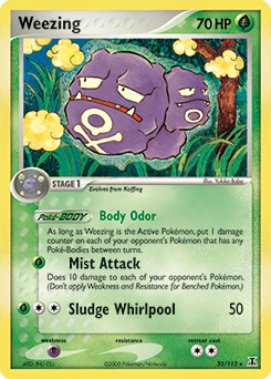 Weezing Delta Species card