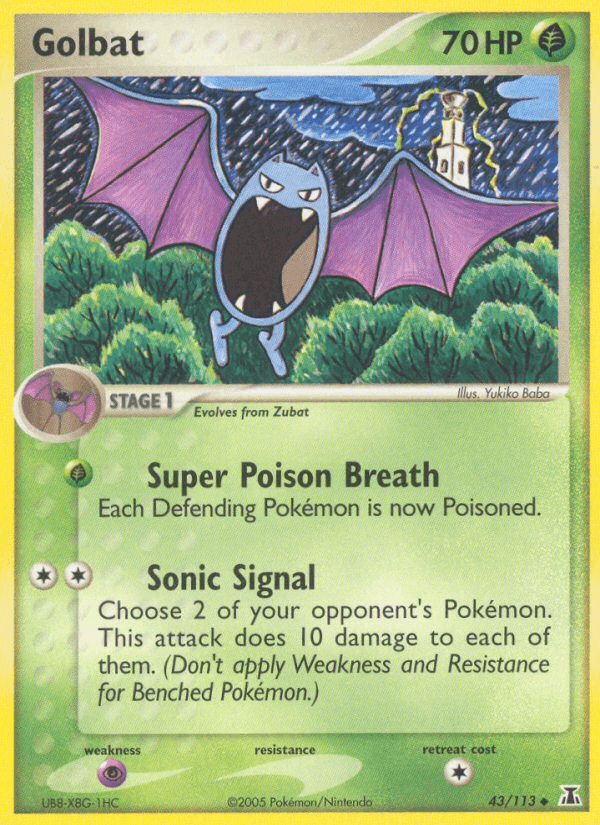 Golbat Delta Species card