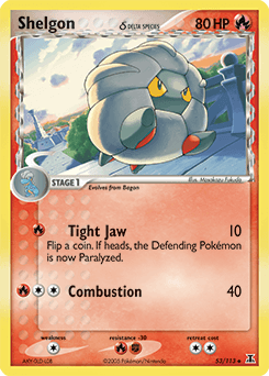 Shelgon δ Delta Species card