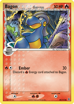 Bagon δ Delta Species card