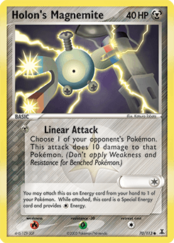 Holon's Magnemite Delta Species card