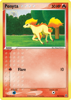 Ponyta Delta Species card