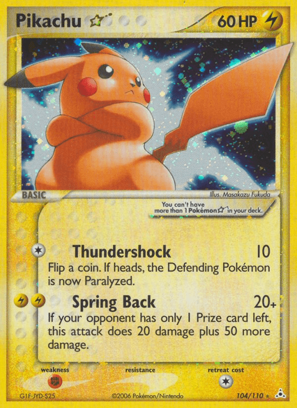 Pikachu ★ Holon Phantoms card