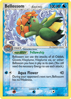 Bellossom δ Holon Phantoms card