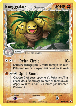 Exeggutor δ Holon Phantoms card