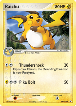 Raichu Holon Phantoms card