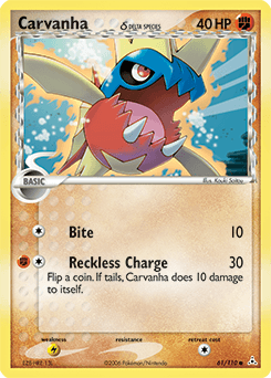 Carvanha δ Holon Phantoms card
