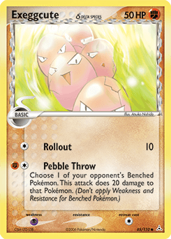 Exeggcute δ Holon Phantoms card
