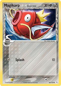 Magikarp δ Holon Phantoms card