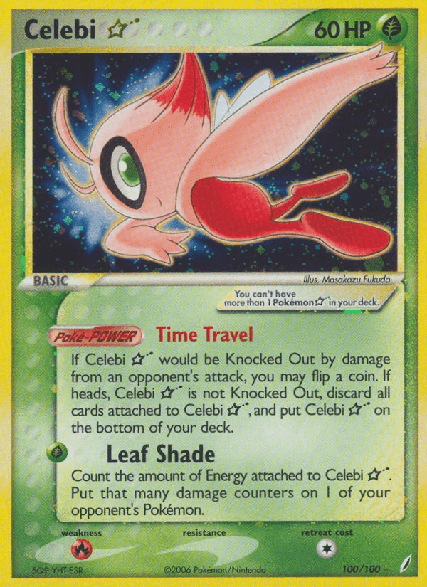 Celebi ★ Crystal Guardians card