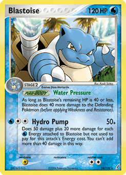 Blastoise Crystal Guardians card