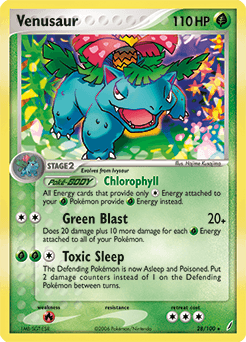 Venusaur Crystal Guardians card