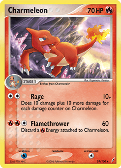 Charmeleon Crystal Guardians card