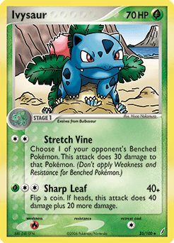 Ivysaur Crystal Guardians card