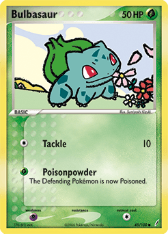 Bulbasaur Crystal Guardians card