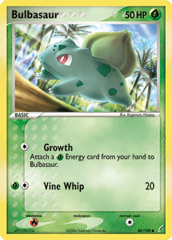 Bulbasaur Crystal Guardians card