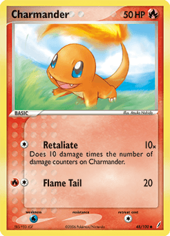 Charmander Crystal Guardians card
