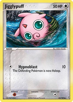 Jigglypuff Crystal Guardians card