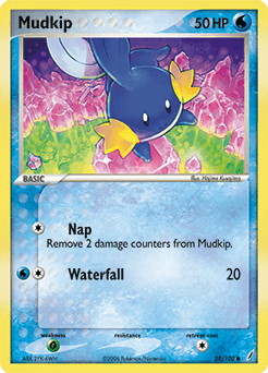 Mudkip Crystal Guardians card