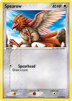 Spearow Crystal Guardians card