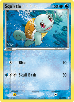 Squirtle Crystal Guardians card