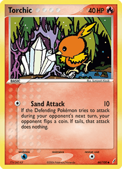 Torchic Crystal Guardians card