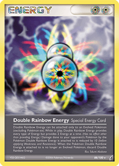 Double Rainbow Energy Crystal Guardians card