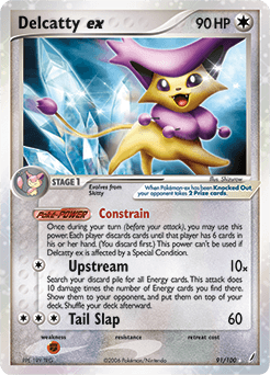 Delcatty ex Crystal Guardians card