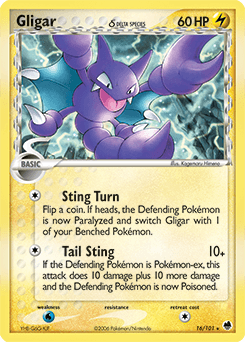 Gligar δ Dragon Frontiers card