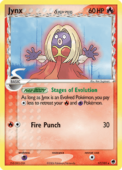 Jynx δ Dragon Frontiers card