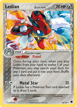 Ledian δ Dragon Frontiers card