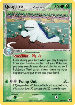 Quagsire δ Dragon Frontiers card