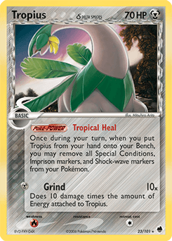Tropius δ Dragon Frontiers card