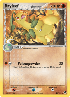 Bayleef δ Dragon Frontiers card