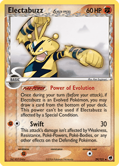 Electabuzz δ Dragon Frontiers card
