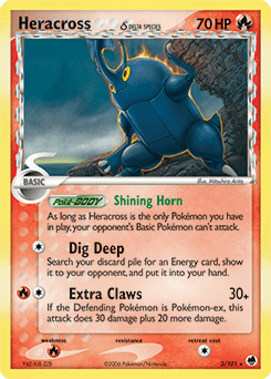 Heracross δ Dragon Frontiers card