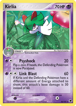 Kirlia Dragon Frontiers card