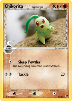 Chikorita δ Dragon Frontiers card