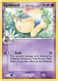 Cyndaquil δ Dragon Frontiers card