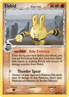 Elekid δ Dragon Frontiers card