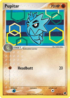 Pupitar Dragon Frontiers card
