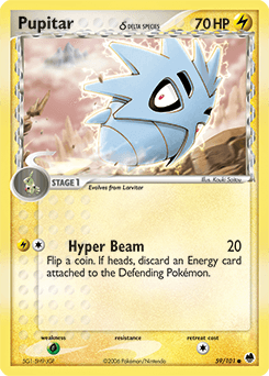 Pupitar δ Dragon Frontiers card