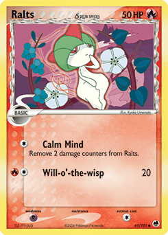 Ralts δ Dragon Frontiers card