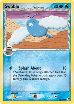 Swablu δ Dragon Frontiers card