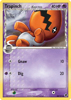Trapinch δ Dragon Frontiers card