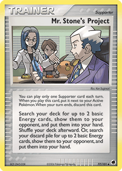 Mr. Stone's Project Dragon Frontiers card
